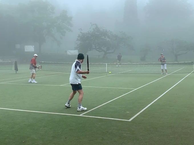Ridge and Racquets courts in the Blue Mountains